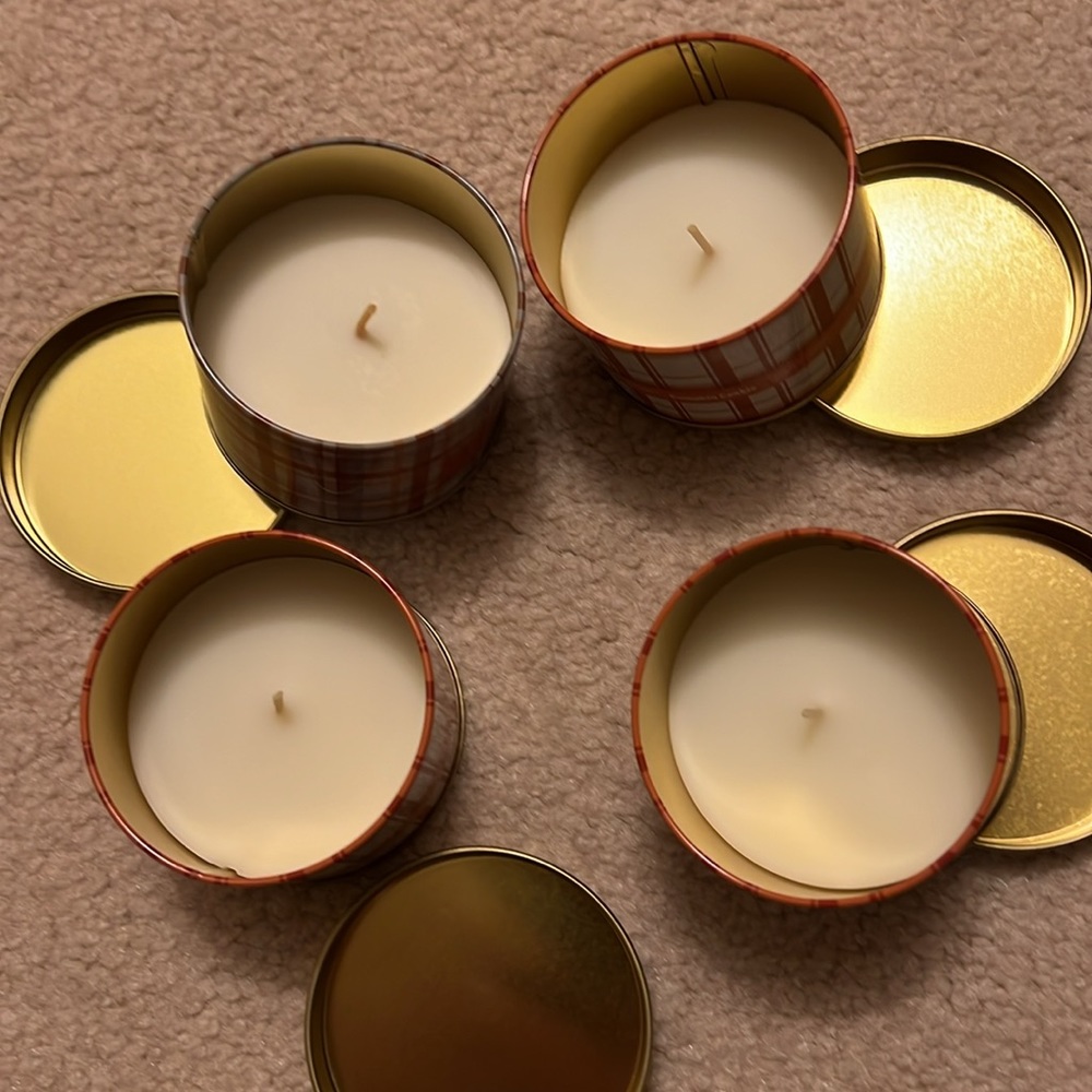 New 4 pumpkin cookie candles Can - Picture 2 of 5